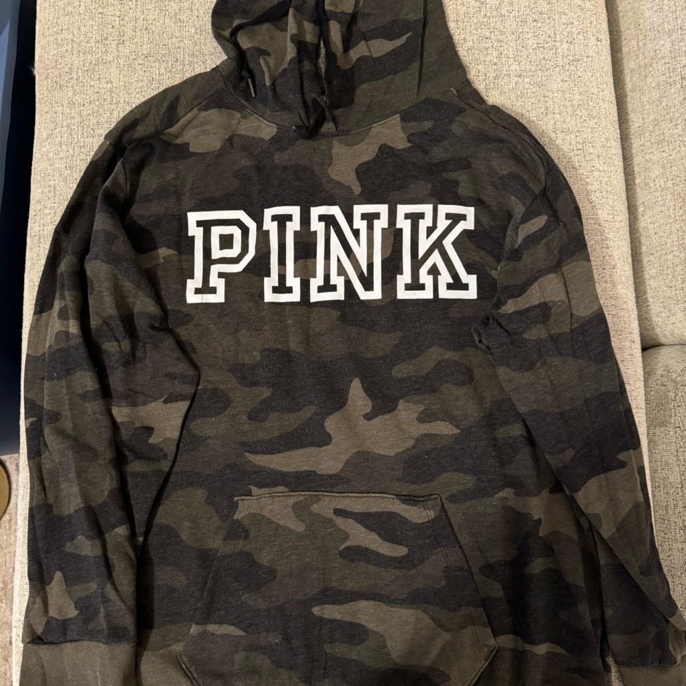 PINK camo sweatshirt